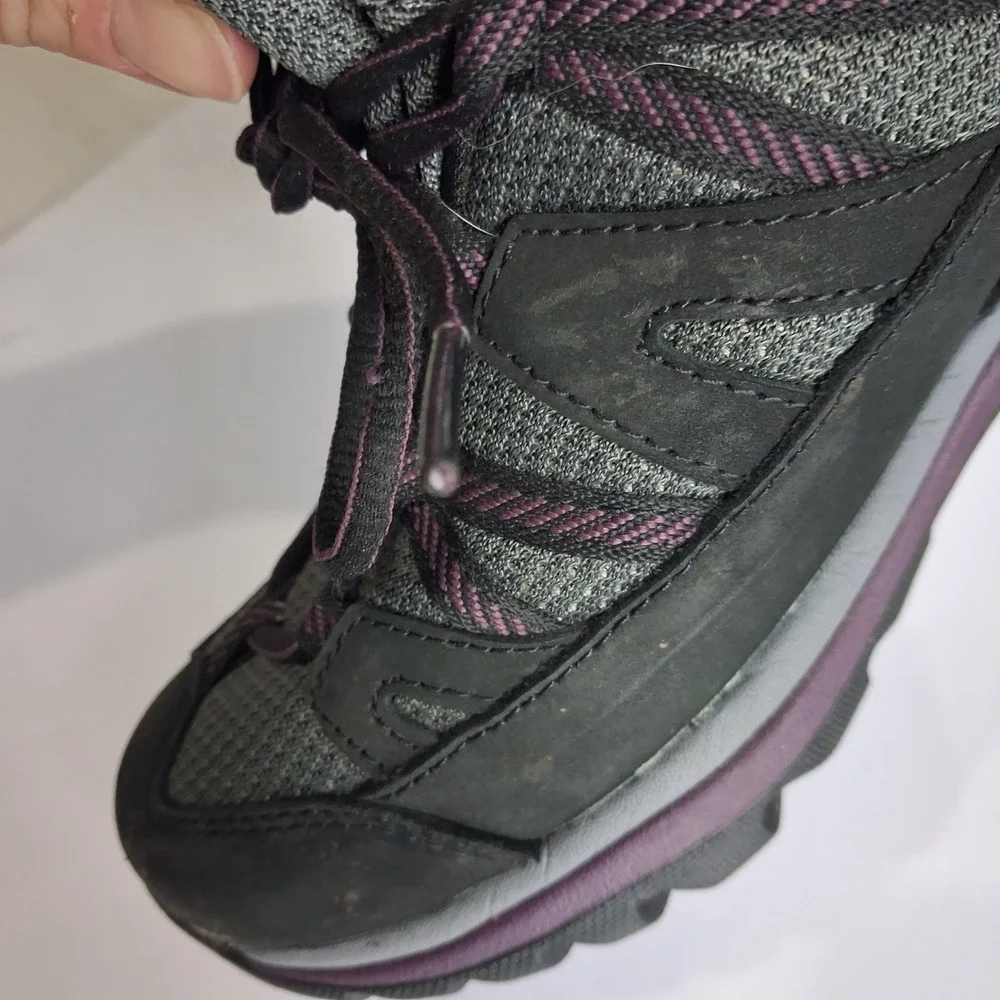 Merrell Women's Black and Purple Athletic Hiking Shoes